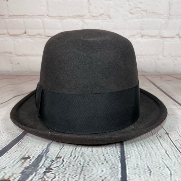 VTG Royal Stetson 60s Fedora Hats Size 7 1/8 Brown Fur Felt Driving Road Hat
